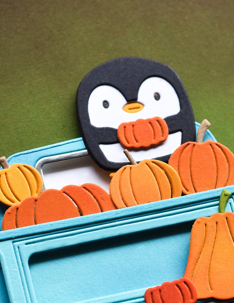 Poppystamps 2801 Coffee Penguin Craft Die
