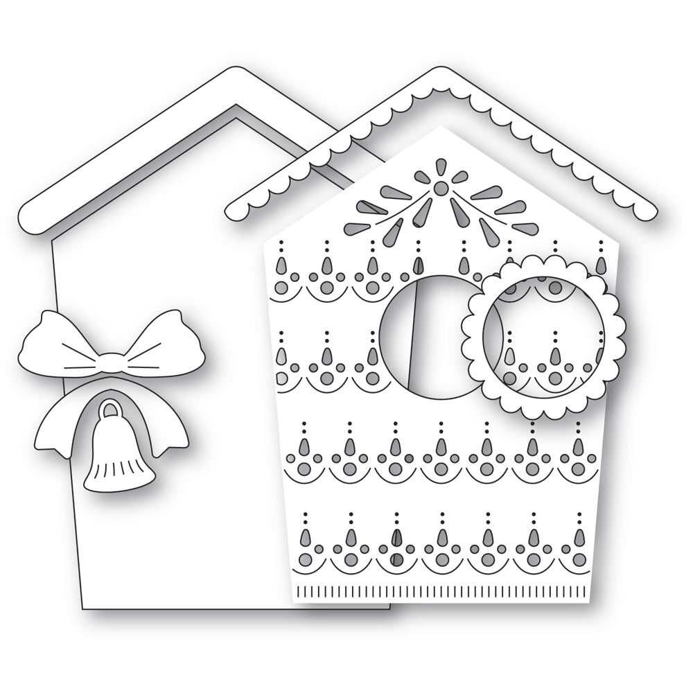 Poppystamps 2802 Nordic Birdhouse Craft Die