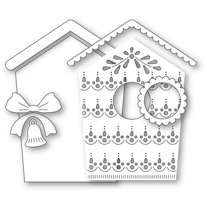 Poppystamps 2802 Nordic Birdhouse Craft Die