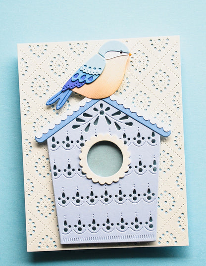 Poppystamps 2802 Nordic Birdhouse Craft Die