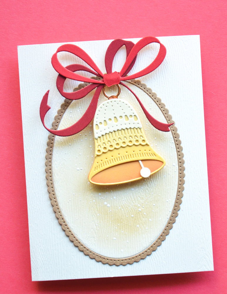 Poppystamps 2790 Scalloped Pinpoint Oval Frames Craft Die