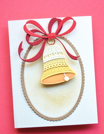 Poppystamps 2790 Scalloped Pinpoint Oval Frames Craft Die