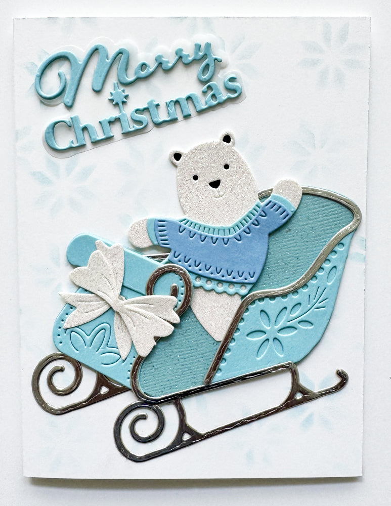 Poppystamps 2793 Luxury Sleigh Craft Die