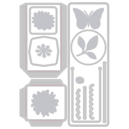 Sizzix Thinlits Die Set 17PK - Bookmark, Pockets and Toppers by Eileen Hull