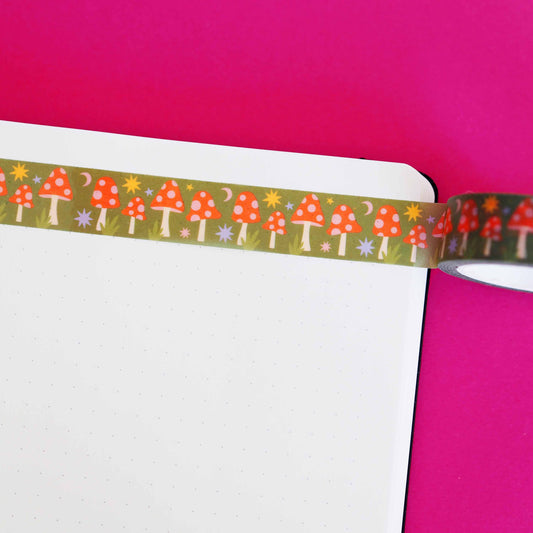 Green Toadstool Washi Tape