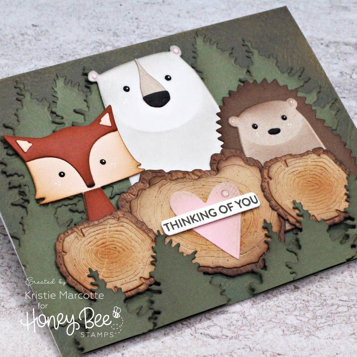 Hone Bee Stamps Mini Messages - 6x6 Photopolymer Stamp Set