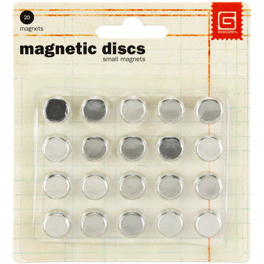 Magnetic Discs .375" 20/Pkg
