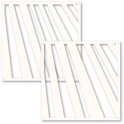 Birch Press 42049 Light Ray Stencil Set