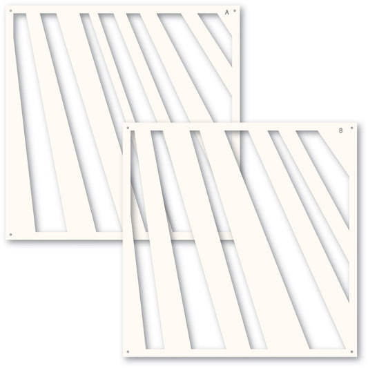 Birch Press 42049 Light Ray Stencil Set