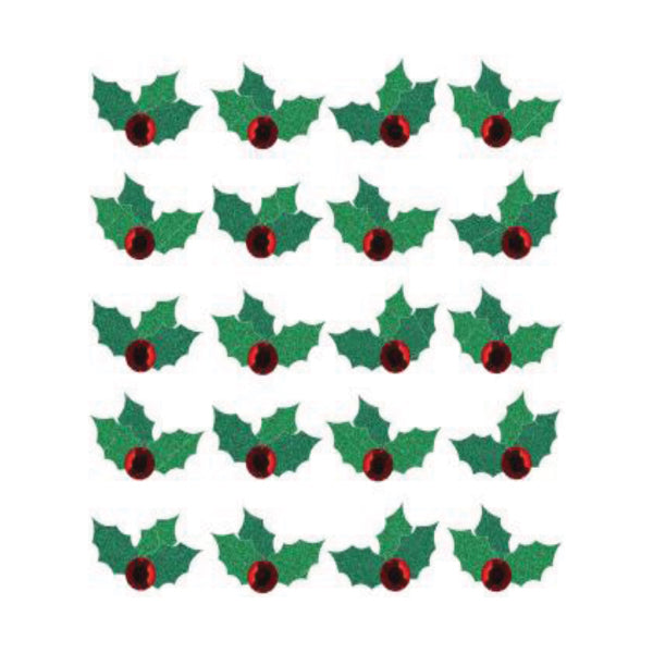 Jolee's Cabochon Dimensional Repeat Stickers Christmas Holly
