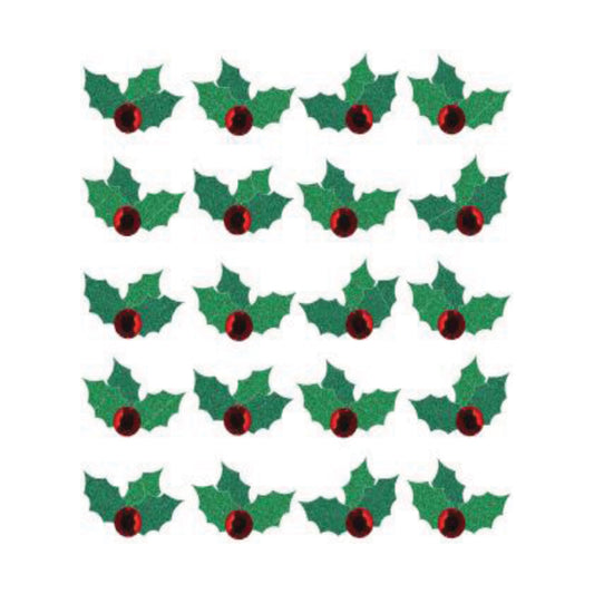 Jolee's Cabochon Dimensional Repeat Stickers Christmas Holly
