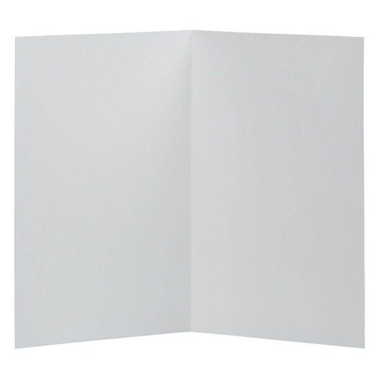 4Bar A1 Blank Fold Over Cards, 3.5x4 7/8, White, 20/pk