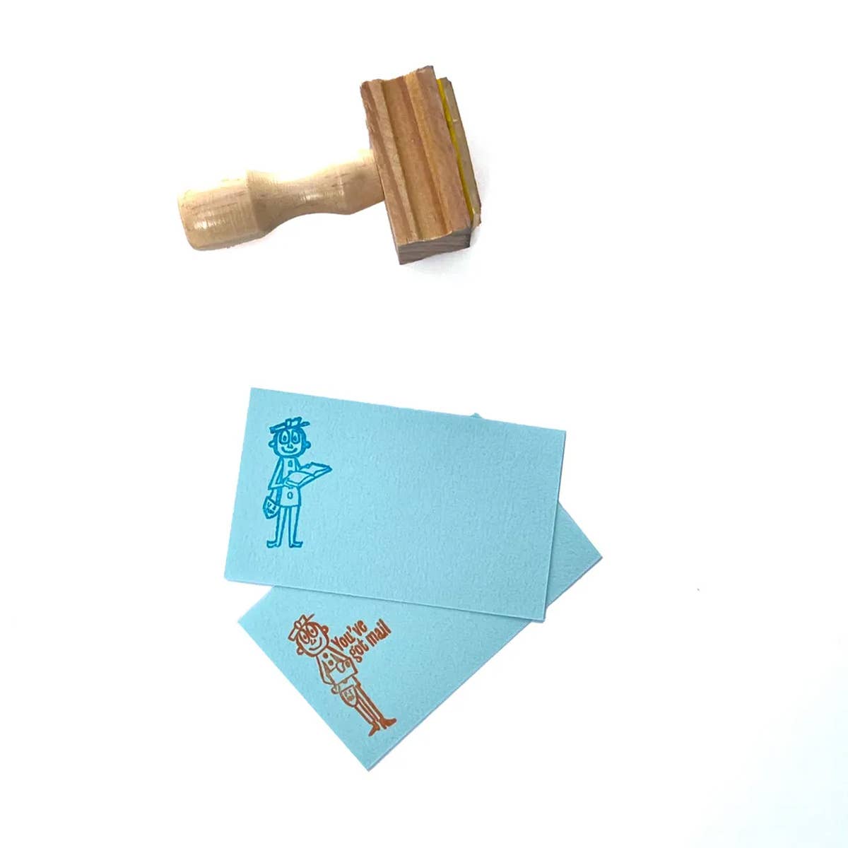 Mr Zip Vintage Snail Mail Stamp