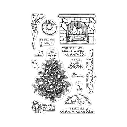 Hero Arts From the Vault Home Scene Clear Stamps CM385