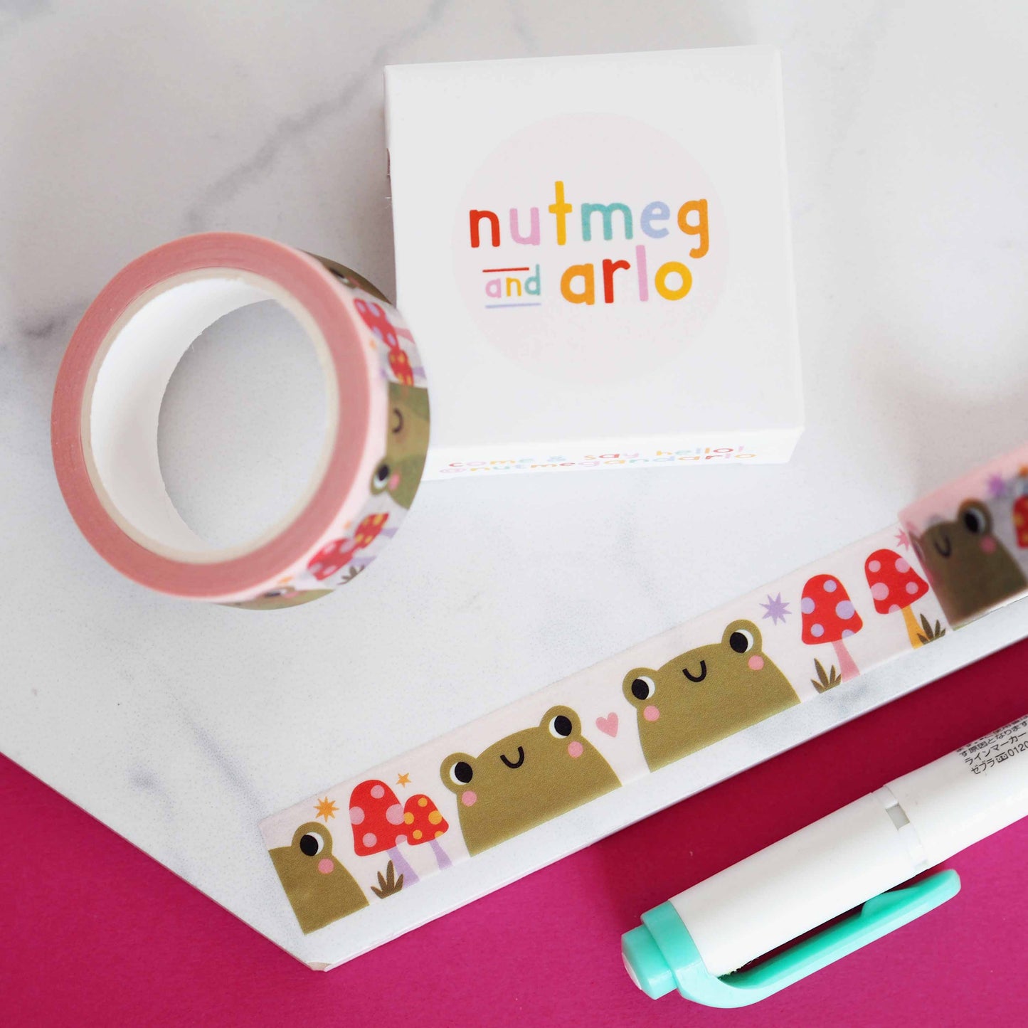 Cute Frogs Washi Tape