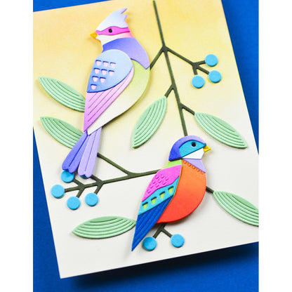 Birch Press 57633 Block Print Mod Branches craft die
