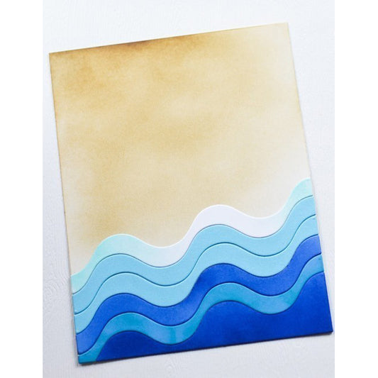 Birch Press 57607 Corner Waves craft die