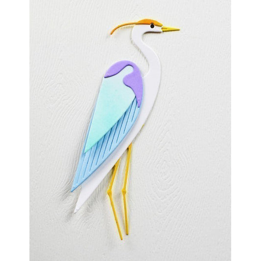 Birch Press 57608 Block Print Majestic Heron craft die