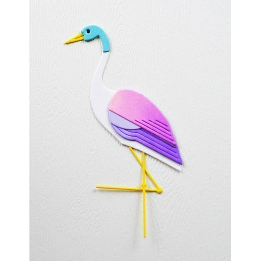 Birch Press 57612 Block Print Seaside Crane craft die