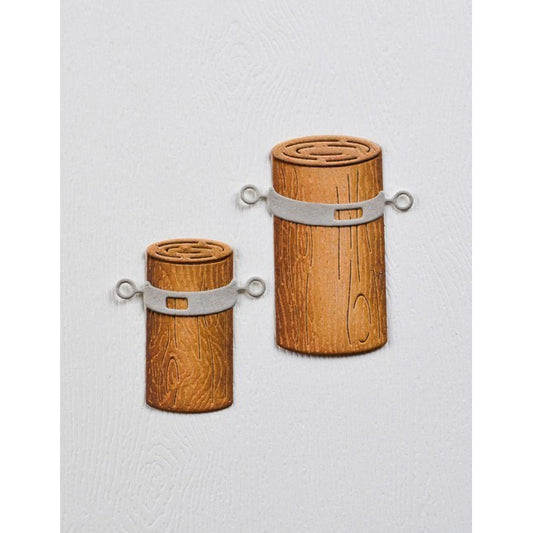 Birch Press 57618 Waterfront Pilings craft die