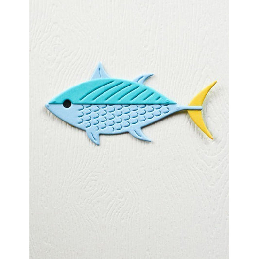Birch Press 57622 Block Print Ocean Fish craft die