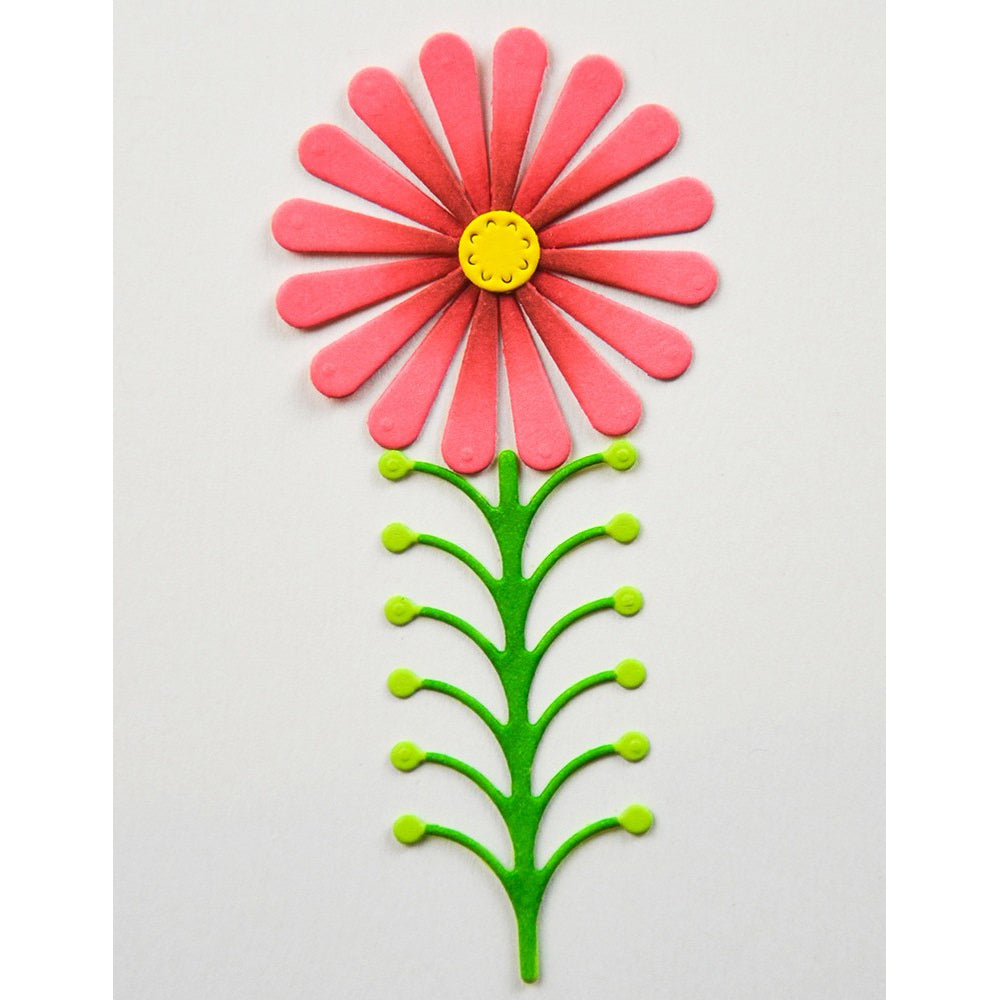 Birch Press 57634 Block Print Daisy Flower craft die