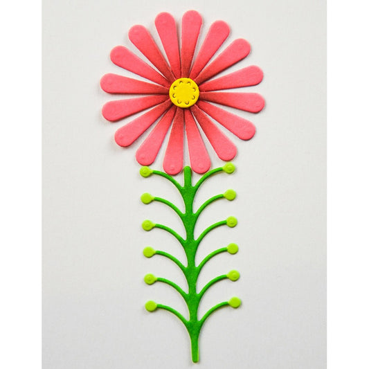 Birch Press 57634 Block Print Daisy Flower craft die