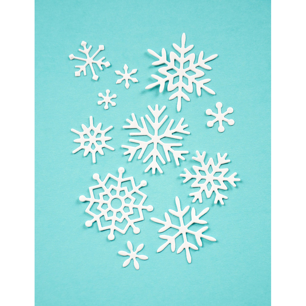 Birch Press 57644 Bright Snowflakes craft die
