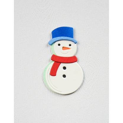 Birch Press 57647 Block Print Debonair Snowman craft die