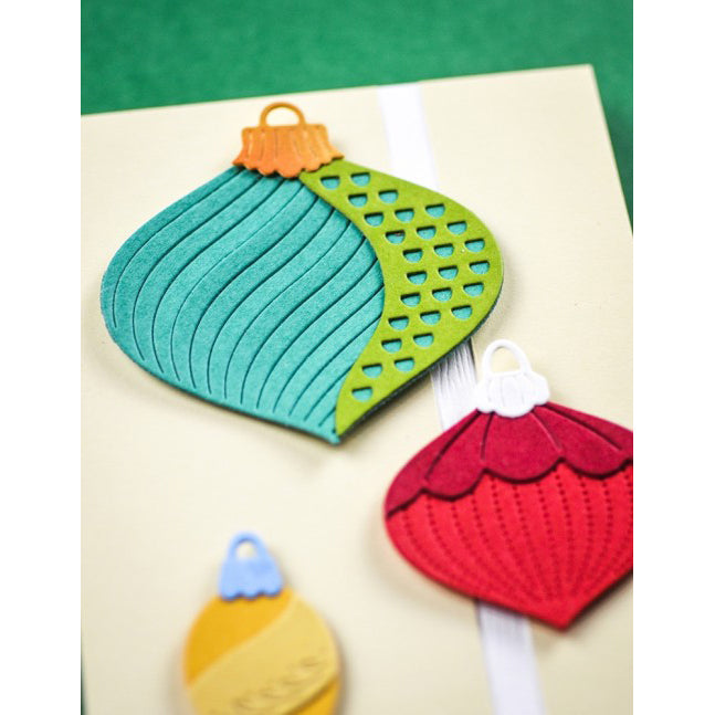 Birch Press 57655 Block Print Petal Ornament craft die