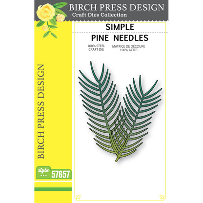 Birch Press 57657 Simple Pine Needles craft die