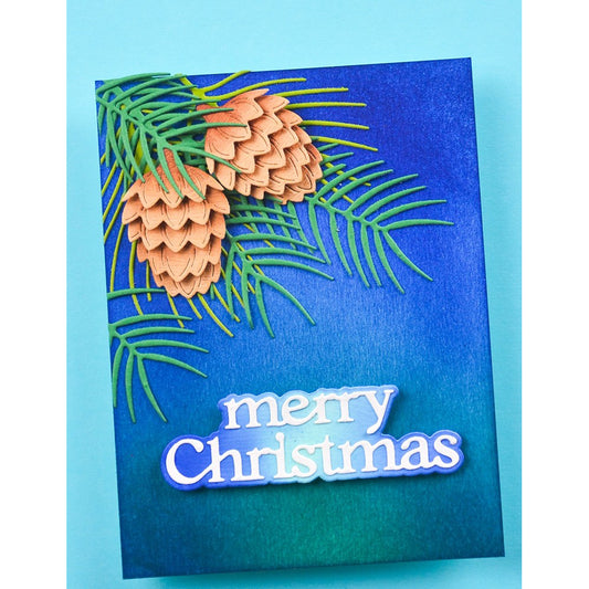 Birch Press 57660 Block Print Winter Pinecone craft die