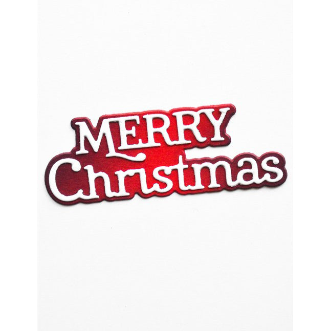 Birch Press 57679 Merry Christmas Festive Serif craft die