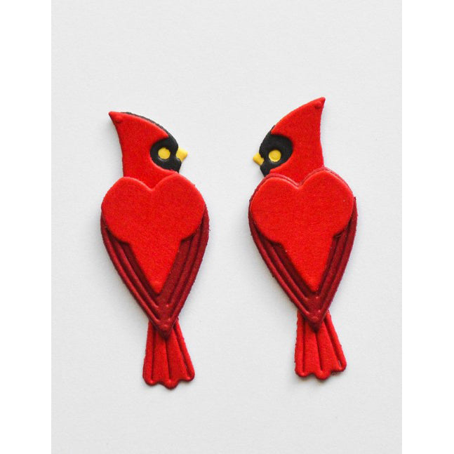 Birch Press 57680 Block Print Cardinal Duo craft die