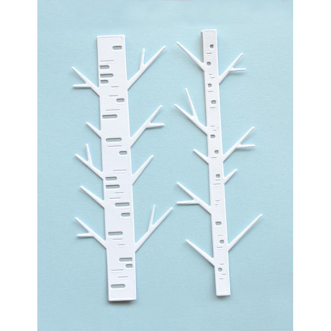 Birch Press 57682 Block Print Birch Trees craft die