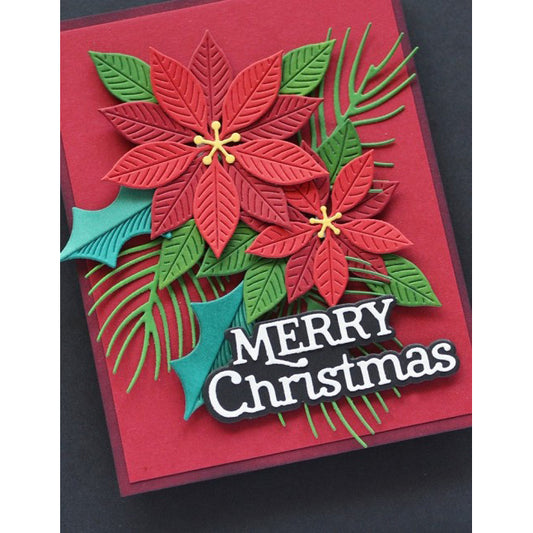 Birch Press 57679 Merry Christmas Festive Serif craft die