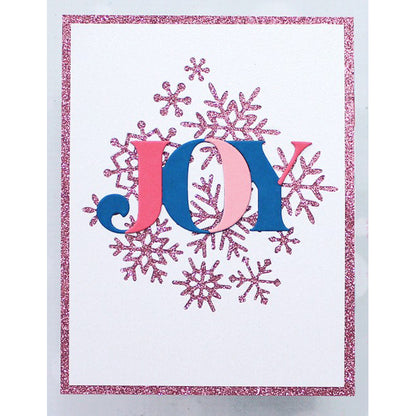 Birch Press 57694 Block Print Festive Joy craft die