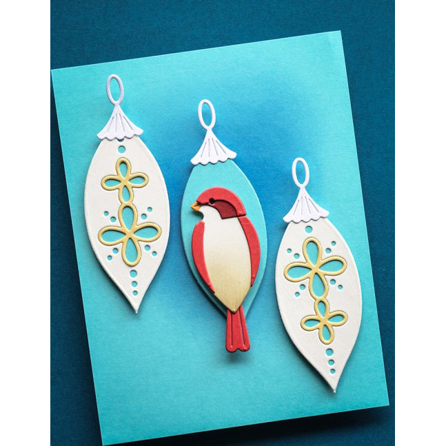Birch Press 57696 Block Print Sleek Bird craft die
