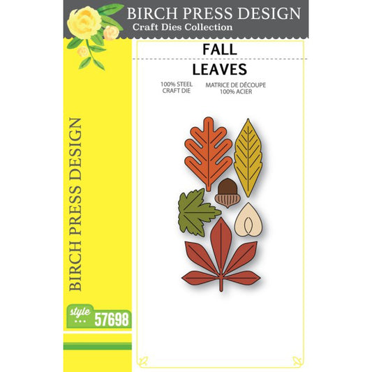 Birch Press 57698 Fall Leaves craft die