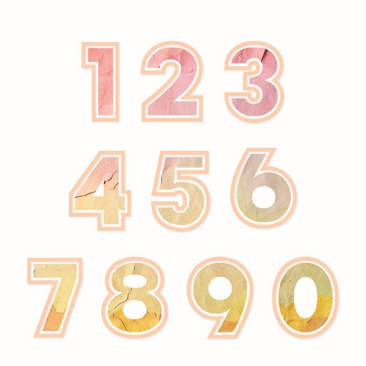 Sizzix Thinlits Die Set 20PK This or That 2 inch Numbers by 49 and Market