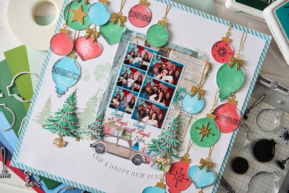 Sizzix Clear Stamps Set 8PK w/2PK Framelits Journey Home by 49 and Market