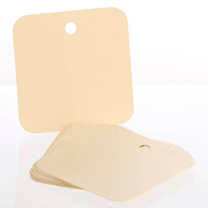 2-1/2" Blank Square Paper Tags 15pk