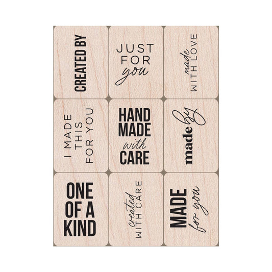 Hero Arts Handmade Mini Tub Woodblock Stamps LP515