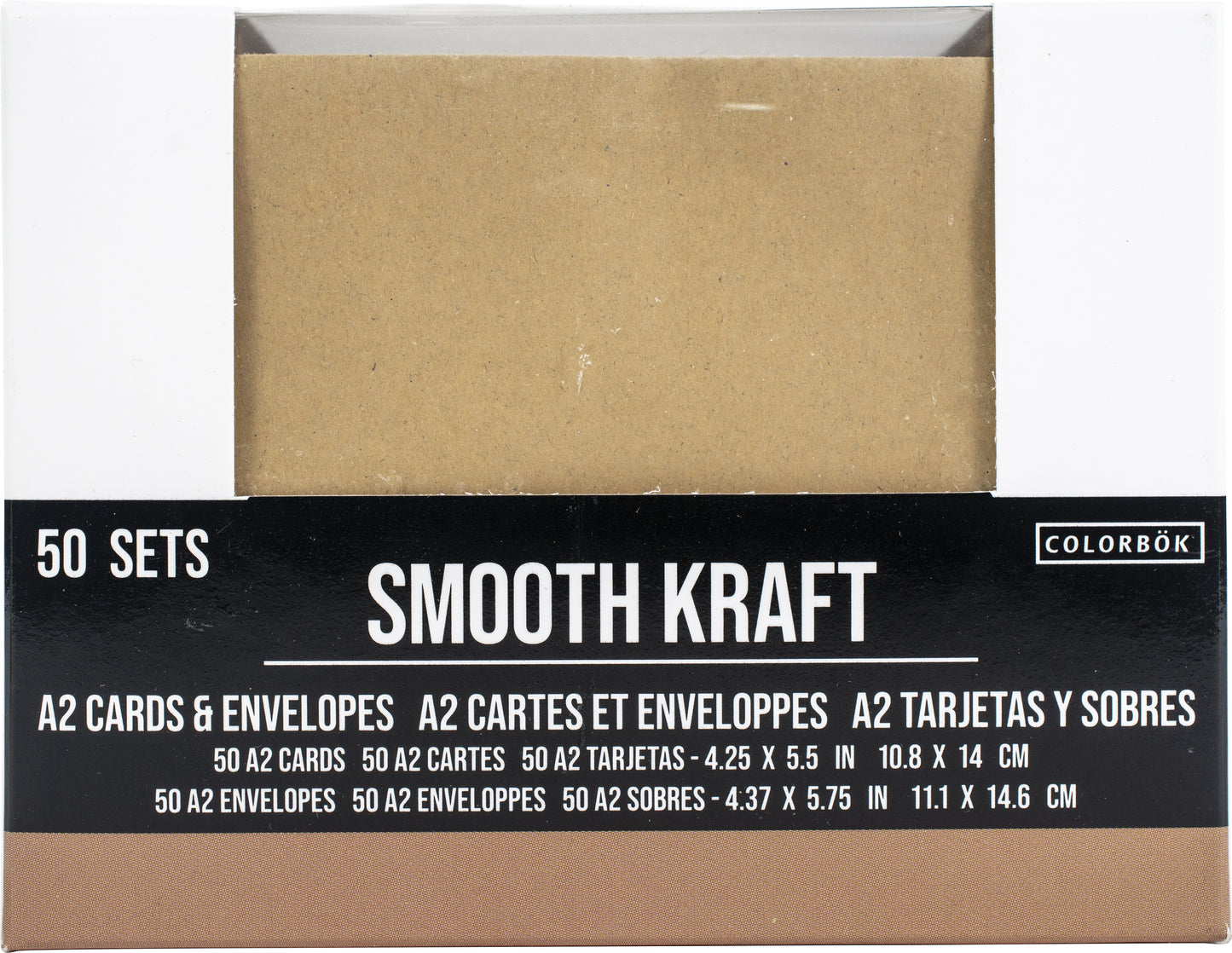 Kraft A2 Cards W/Envelopes