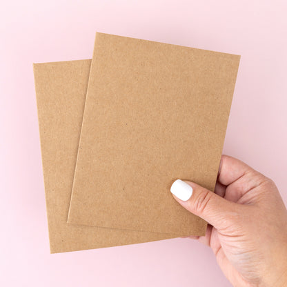 Kraft A2 Cards W/Envelopes