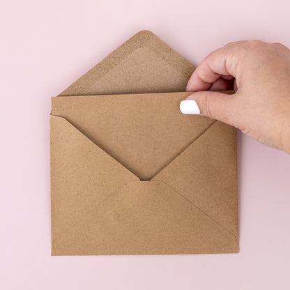 Kraft A2 Cards W/Envelopes