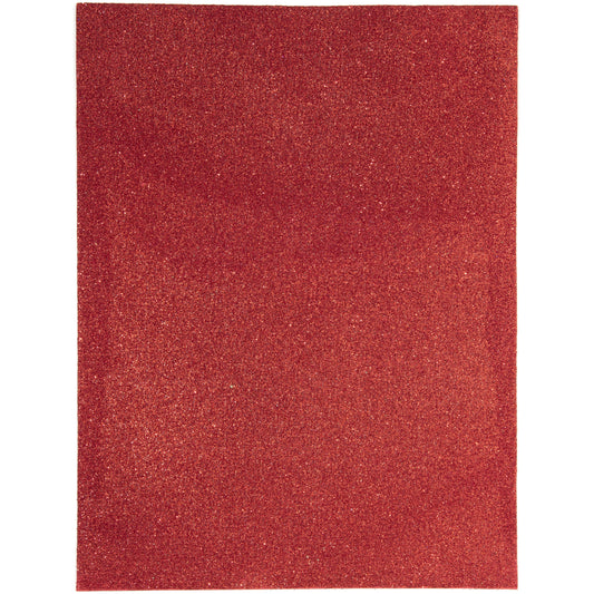Glitter Foam Sheet 9"X12" 2mm Red