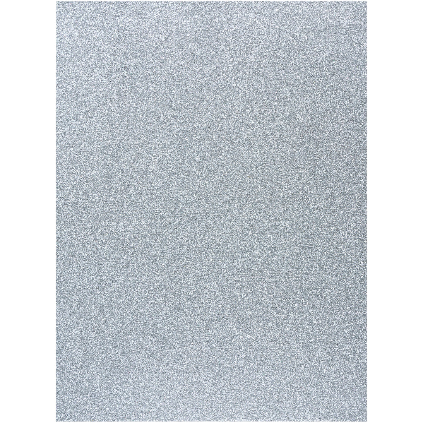Glitter Foam Sheet 9"X12" 2mm Silver