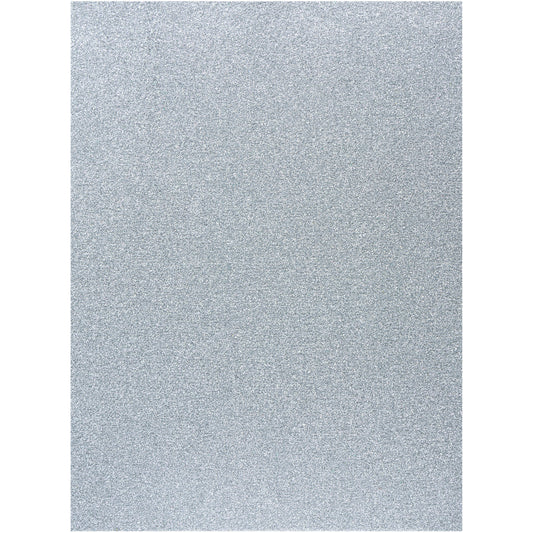 Glitter Foam Sheet 9"X12" 2mm Silver