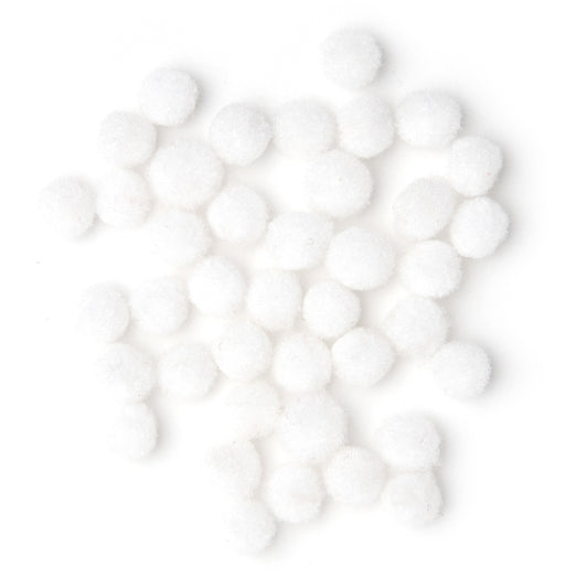 CousinDIY Pom-Poms 5mm 40/Pkg White
